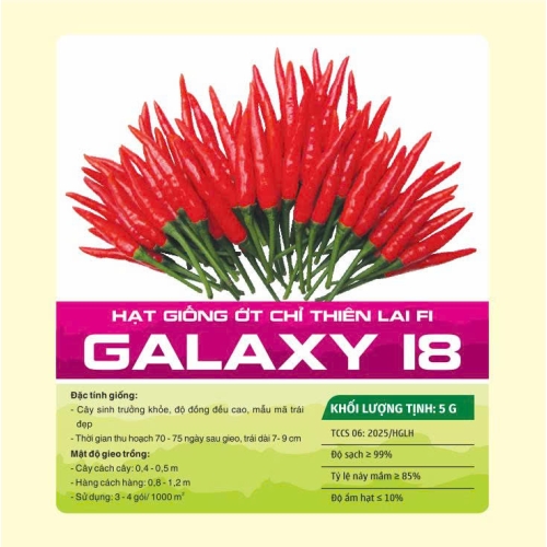 Hạt giống ởt chỉ thiên lai F1