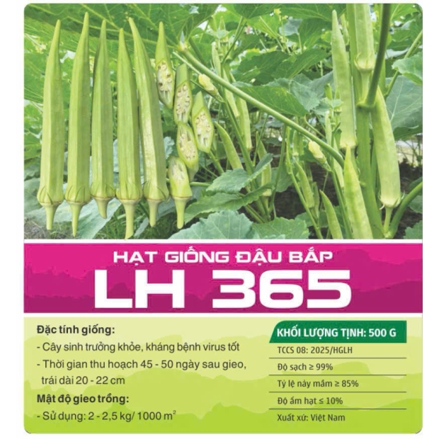 Hạt giống đậu bắp LH 365